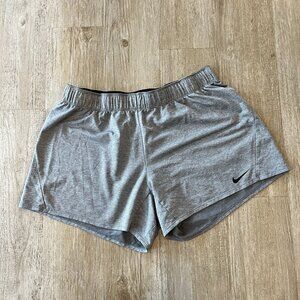 Womens Nike Grey Athletic Shorts - XL